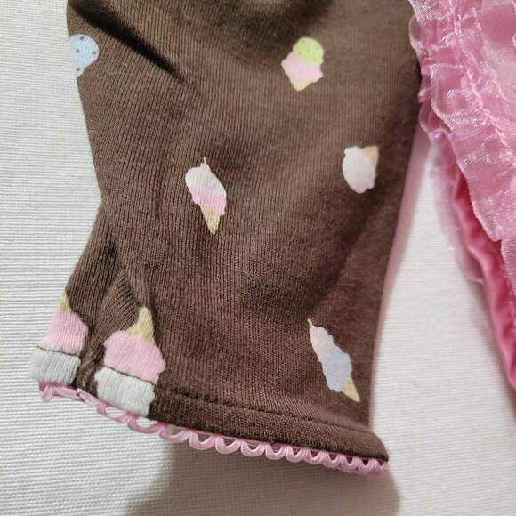 Gymboree Ice Cream Shop 3-6 month NWT skort, capri,Used sweater,NWT 0-3 bodysuit - Picture 3 of 6